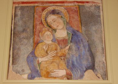 Affresco Madonna di Costantinopoli