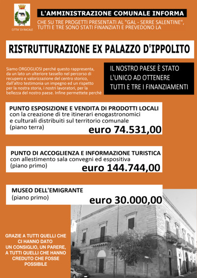 RISTRUTTURAZIONE EX PALAZZO D'IPPOLITO