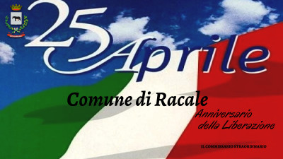 25 APRILE ANNIVERSARIO DELLA LIBERAZIONE