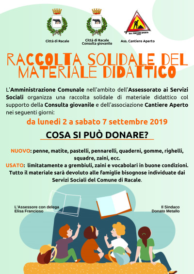 Raccolta Solidale  del Materiale Didattico