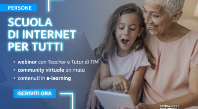 SCUOLA DI INTERNET PER TUTTI  Per diventare protagonisti del cambiamento