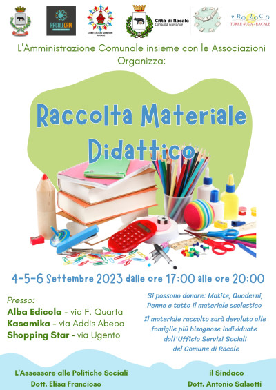RACCOLTA MATERIALE DIDATTICO