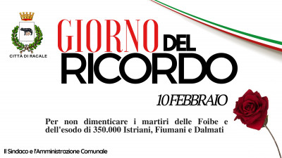 10 FEBRAIO GIORNO DEL RICORDO 